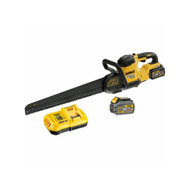 Akumulatorowa piła krokodylkowa DeWalt DCS398T2-QW 54 V | 430 mm | Bezszczotkowy węgiel | 2 x 6 Akumulator Ah + ładowarka | W kartonowym pudełku