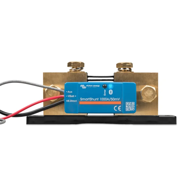 Akumuliatoriaus monitorius 1000A/50mV IP65 SmartShunt, Victron Energy