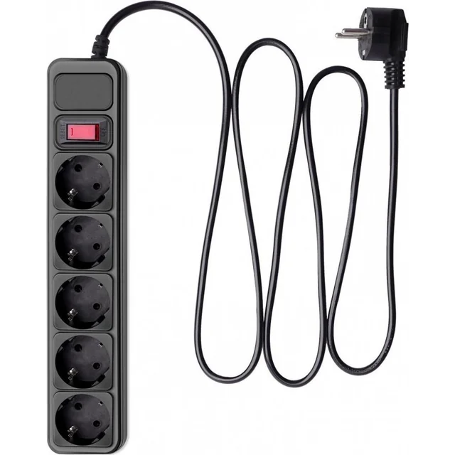 Akyga power strip Akyga surge protector AK-SP-06A 5 CEE sockets 7/3 (Type F) 1.8 m