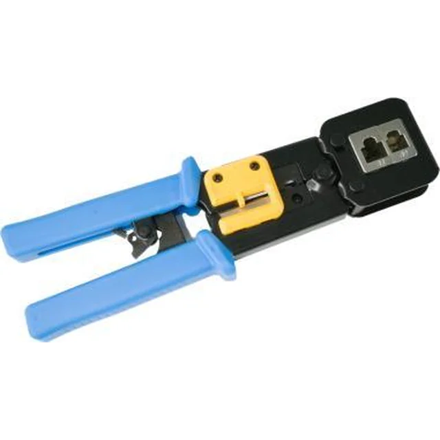 Alantec Crimpzange 8P/6P/4P (RJ45/RJ12/RJ11) für Durchführungsstecker vom Typ EZ