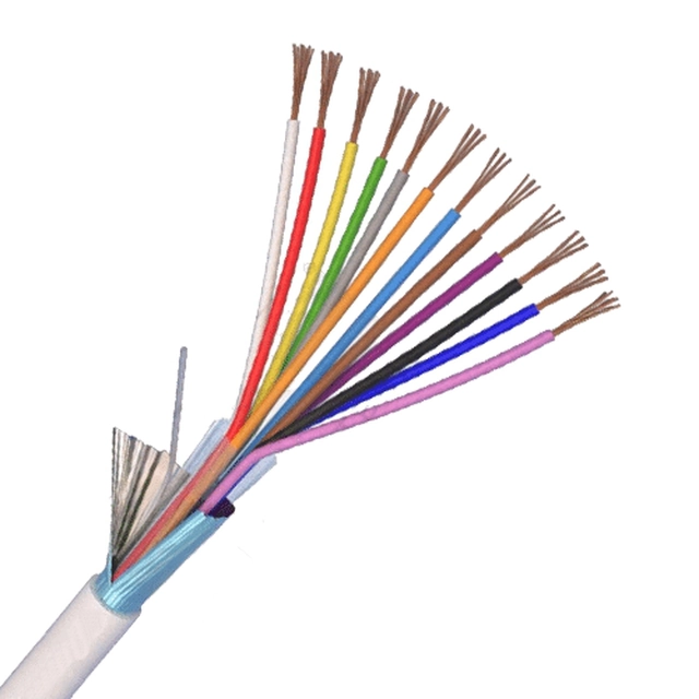 Alarm cable 12 shielded wires, full copper, 100m 12CUEF