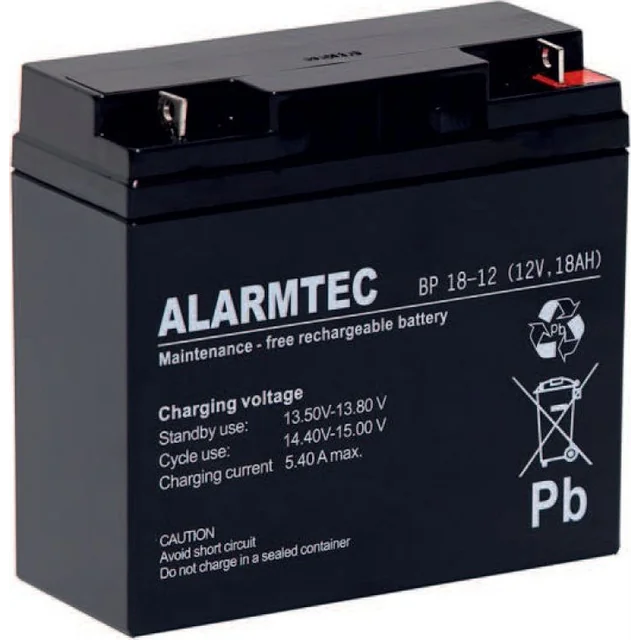 Alarmtec akkumulátor 12V 18Ah (BP18-12)