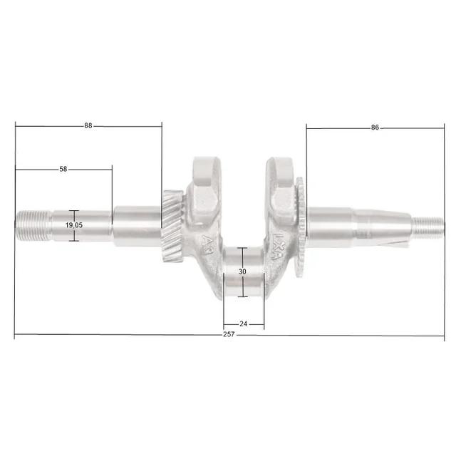 Albero Motore Loncin LC50ZB60-4.5Q LC168F-2 PARTE ORIGINALE