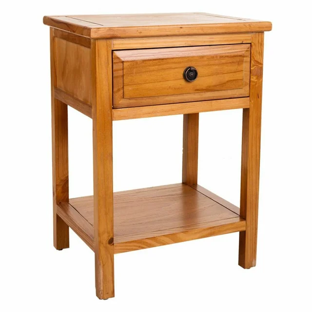 Alexandra House Living Bedside Table Brown 62 x 36 x 45 cm