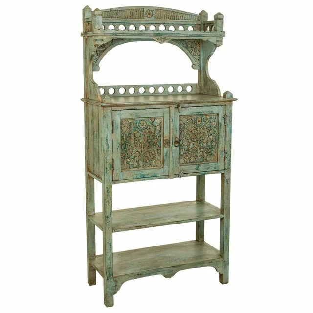 Alexandra House Living Buffet Azul Ferro Madeira de Manga 35 x 150 x 75 cm