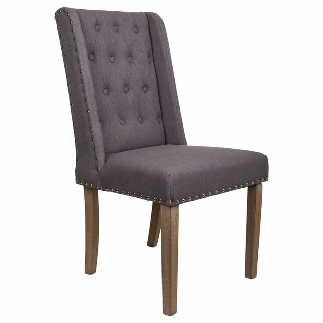 Alexandra House Living Dining Chair Cinza 53 x 102 x 53 cm