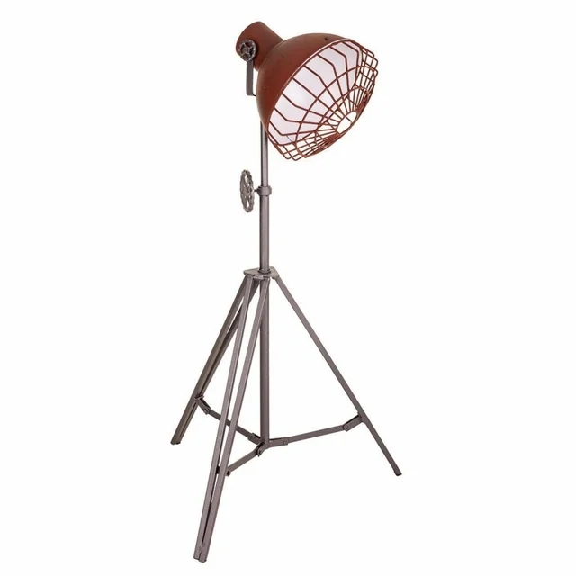 Alexandra House Living Floor Lamp Grey Orange 36 x 127 x 36 cm