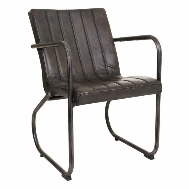 Alexandra House Living Reception Chair Black Dark Grey