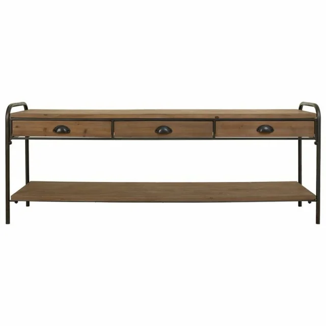 Alexandra House Living Sideboard Brown Iron Spruce Wood 38 x 58 x 149 cm