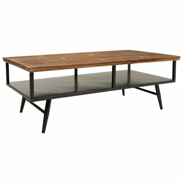 Alexandra House Living Table Brown Grey Metal Mango Wood 65 x 44 x 125 cm