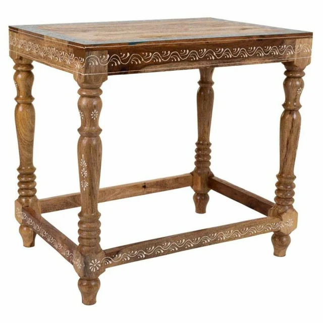 Alexandra House Living Table Multicolour Mango Wood 33 x 46 x 48 cm