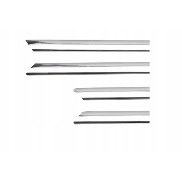 Alfa Romeo 147 5d - Chrome Decorative Strips Bumper Protective Covers