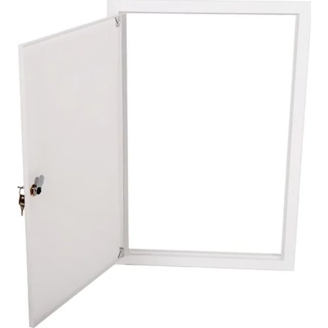 Alfako apžiūros durys su spyna 600x400mm RAL 9003 SP 600/400