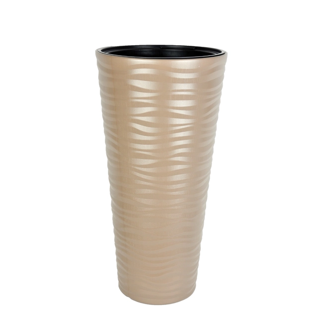 ALFIstyle Flower pot with insert, height 70cm, mocha