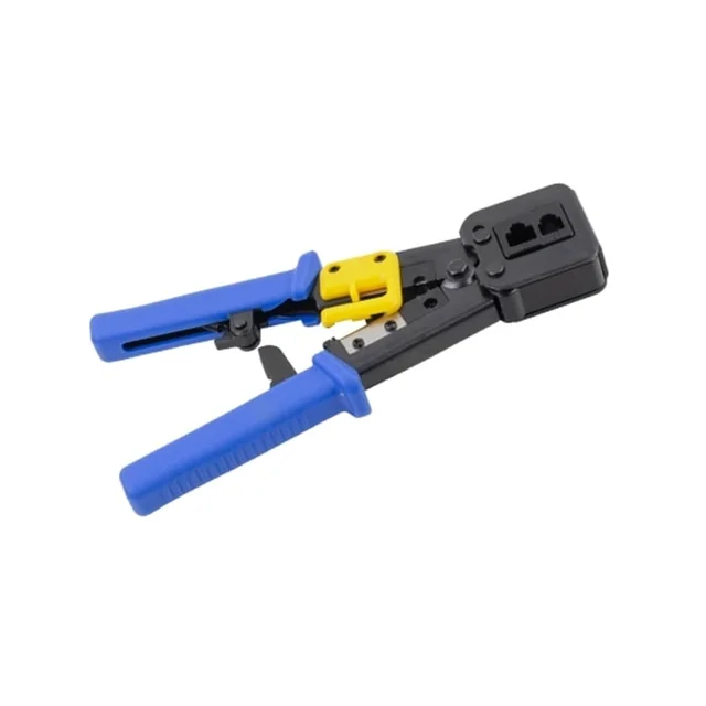 Alicate de crimpagem de conector RJ45, RJ11 EZ Pass-Through