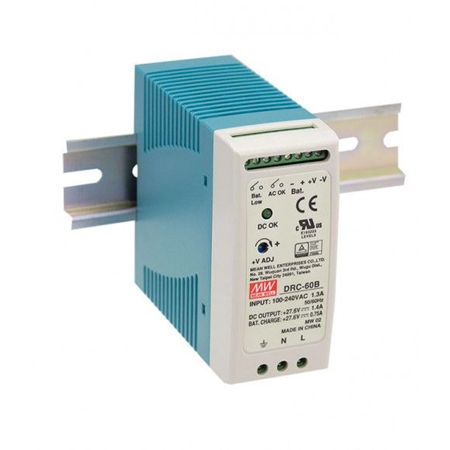 Alimentare Mean Well Buffer 90-264V AC / 27,6V DC 1,4A 59,34W (DRC-60B)