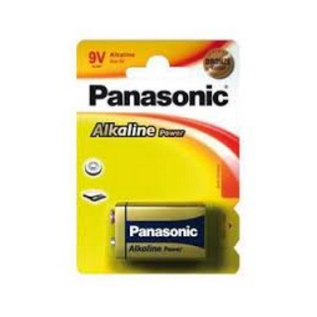 Alimentation par batterie Panasonic 9V Bloc 1 pcs.