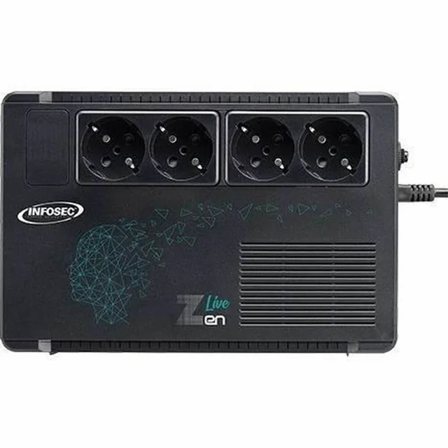 Alimentation sans coupure UPS Interactive INFOSEC ZEN LIVE 500 500 VA 300 W