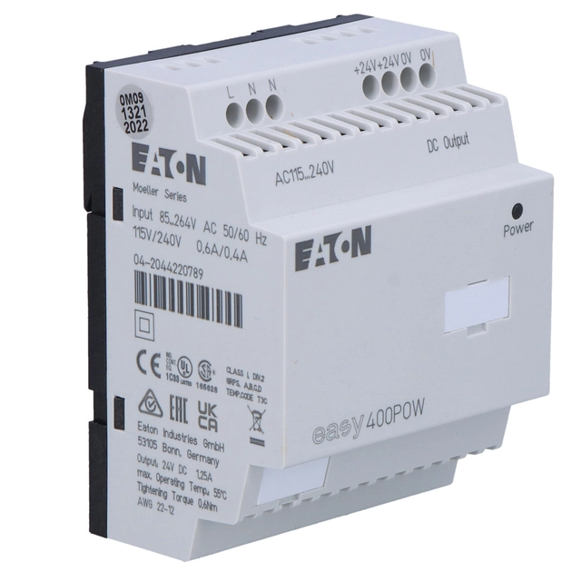 Alimentation stabilisée DIN EASY400-POW 24VDC1.25A 1-fazazowy Ajustable