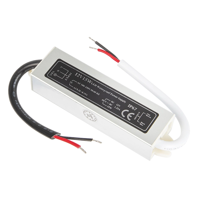 Alimentatore per sistemi LED 12V/ 1,25A 15W