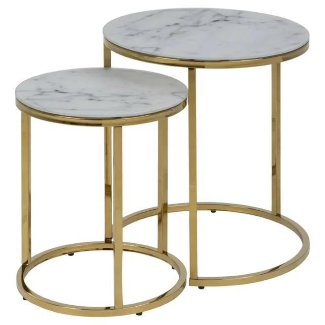 Alisma round coffee table set