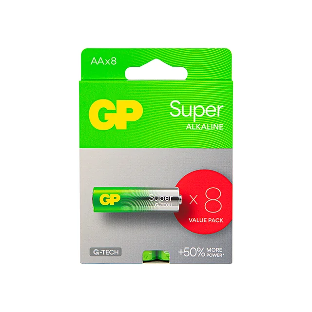 Αλκαλική μπαταρία ΑΑ 1.5 LR6 GP SUPER