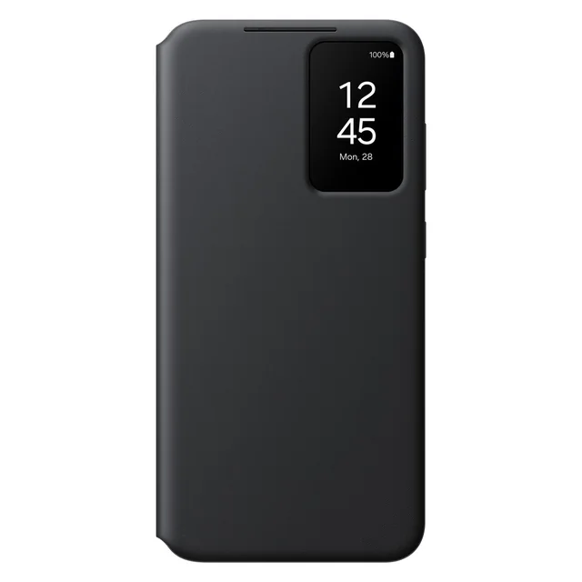 Alkuperäinen Smart View -lompakkokotelo läpällä Samsung Galaxylle S24+ black