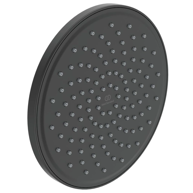 Álló zuhanyfej Ideal Standard, IdealRain Ø 200 mm, Selyemfekete fekete matt