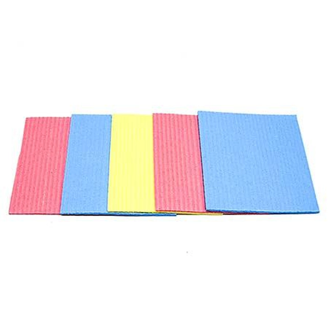 AllServices 43941025 Sponge cloth for dishes 5 pcs, various colors
