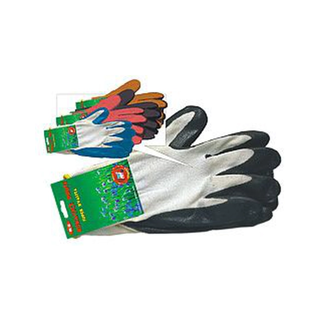 Allservices Gloves Profi textile rubberized XL 1 pair
