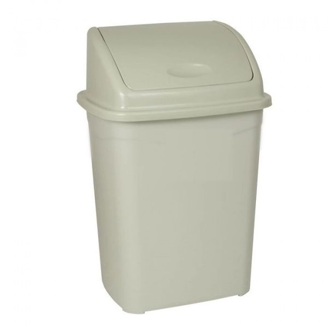 AllServices Plastic waste bin 4 liters - gray