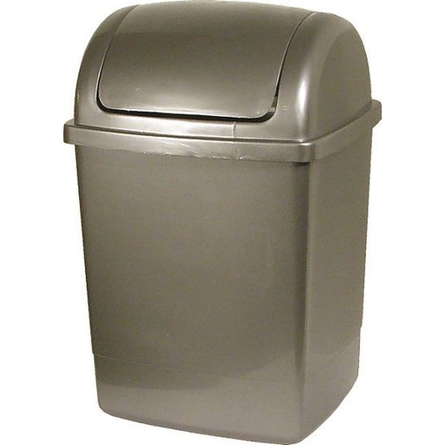 AllServices Waste bin with lid KLIP 26 l, square