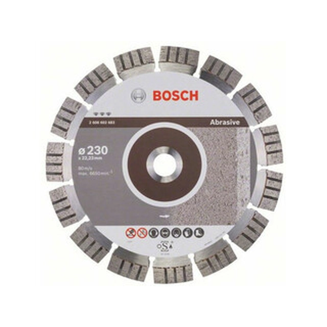 Алмазний відрізний диск Bosch Best for Abrasive 230 x 22,23 мм