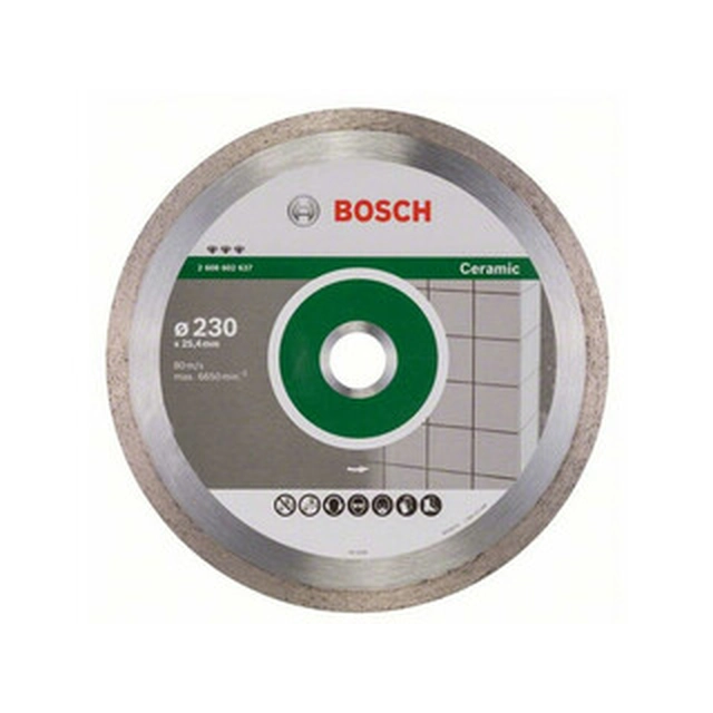 Алмазний відрізний диск Bosch Best for Ceramic 230 x 25,4 мм