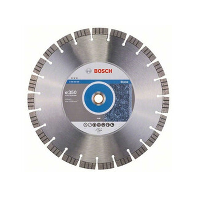 Алмазний відрізний диск Bosch Best for Stone 350 x 25,4 мм