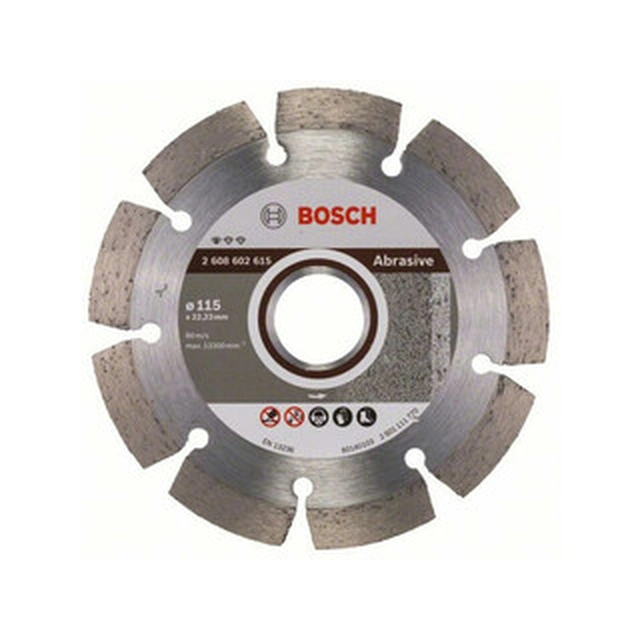 Алмазний відрізний диск Bosch Professional for Abrasive 115 x 22,23 мм