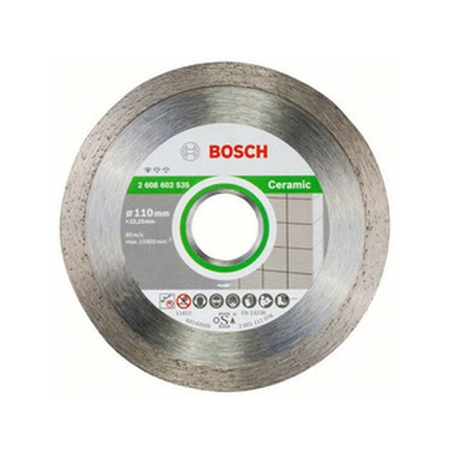 Алмазний відрізний диск Bosch Professional for Ceramic 110 x 22,23 мм