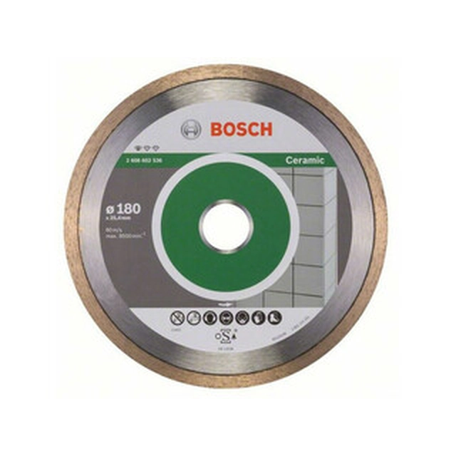 Алмазний відрізний диск Bosch Professional for Ceramic 180 x 25,4 мм