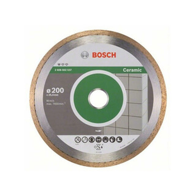 Алмазний відрізний диск Bosch Professional for Ceramic 200 x 25,4 мм