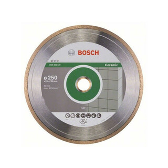 Алмазний відрізний диск Bosch Professional for Ceramic 250 x 30 мм