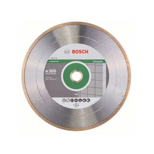 Алмазний відрізний диск Bosch Professional for Ceramic 300 x 30 мм