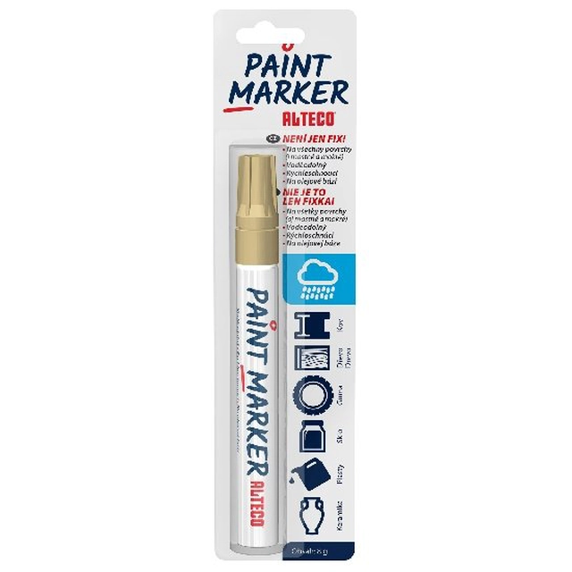 Altec Oil Marker Paint Marker - gold (Marker for every occasion)