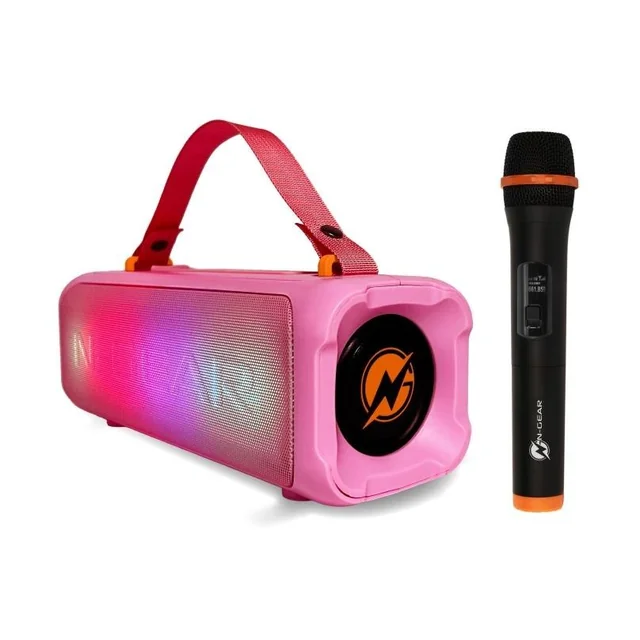 ALTOPARLANTE BLUETOOTH + MICROFONO WRL/ROSA BLAZOOKA703PK N-GEAR