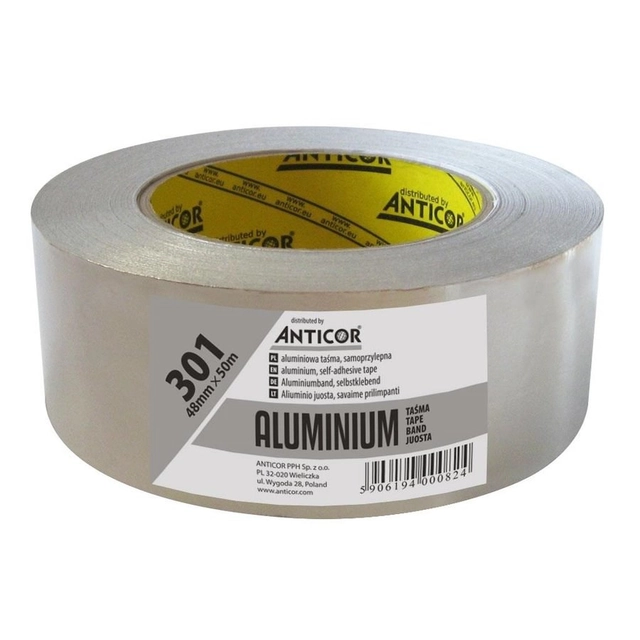 Alumiininauha Aluminio 301, 48 mm x 50