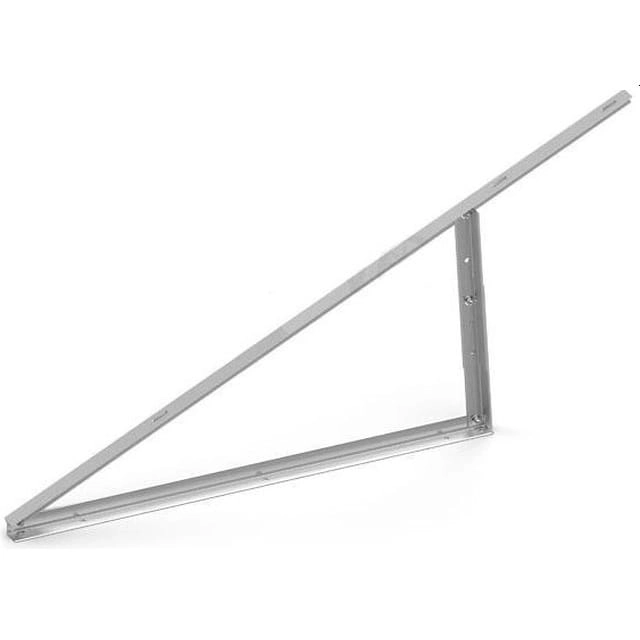 Aluminiumtriangel / fyrkantig med justerbar vinkel (mot vertikalen)