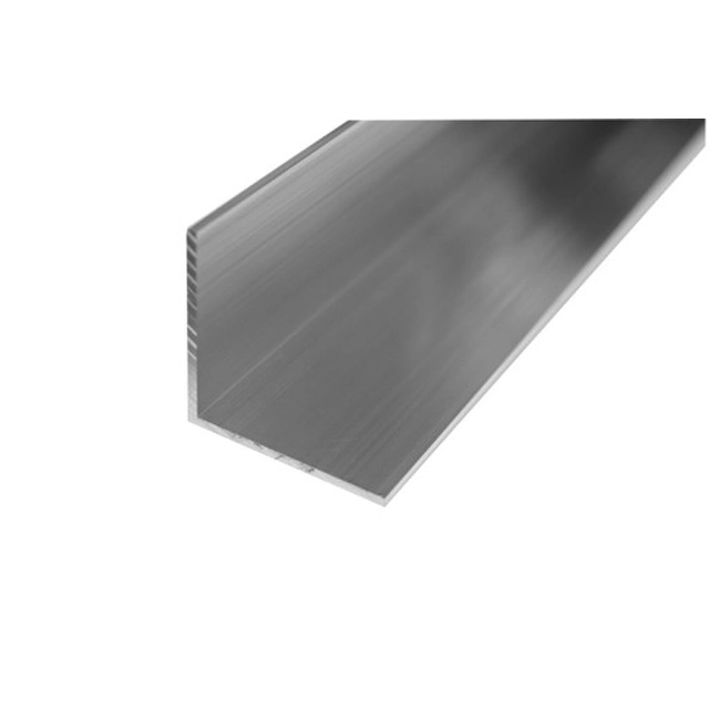 Aluminiumvinkel 40x40x2mm, längd 2 meter för konstruktioner