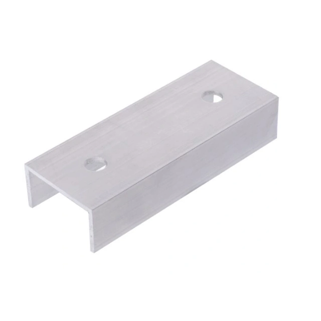 Aluminum connector for mounting rails
