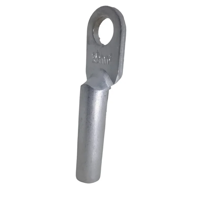 Aluminum electrical shoe Al 35mm² tubular terminals hole diameter 10mm length 85mm