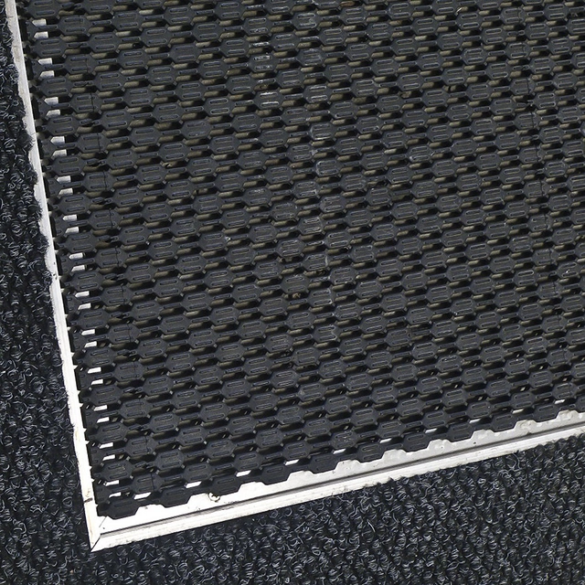 Aluminum frame for plastic entrance mat Helix for surface mounting - width 5 cm and height 1.1 cm