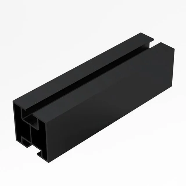 Aluminum profile 222cm - black (K-01-2200-CZ)